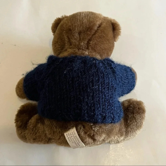 Goffa Teddy Bear Brown American Flag Sweater Plush Stuffed Animal Toy USA - Picture 3 of 7